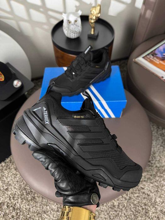 Adidas Terrex Skychaser GTX (41-46) Термо кросівки водостійкі чорні