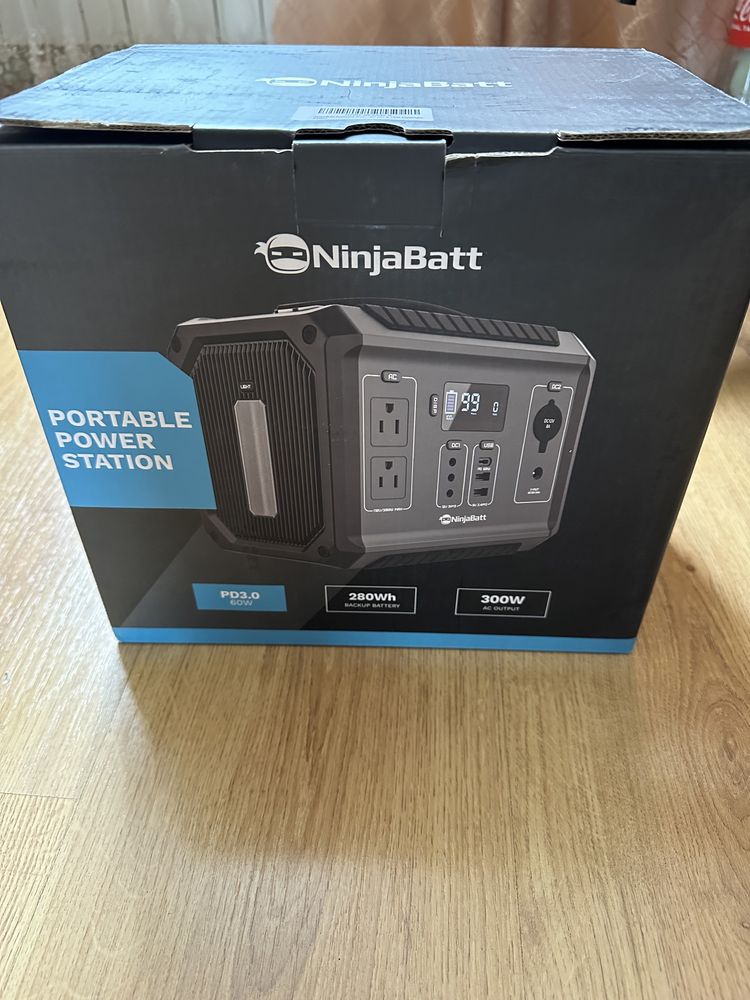 Портативна зарядна станція NinjaBatt PowerStation 280Wh