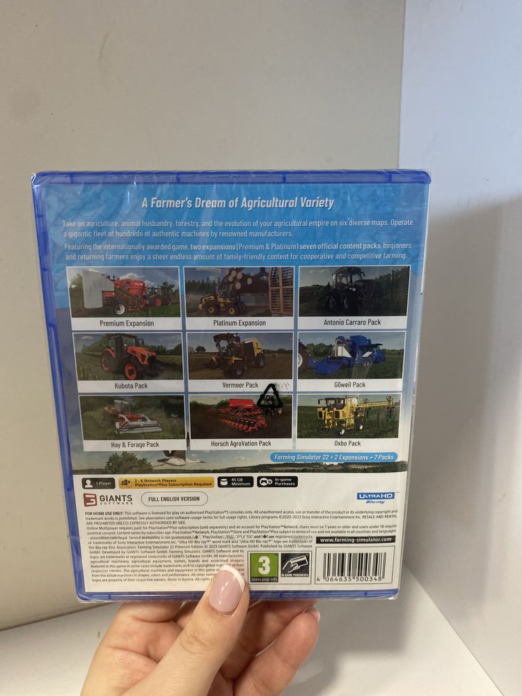 Gra Farming Simulator 22 premium edition ps5 NOWA