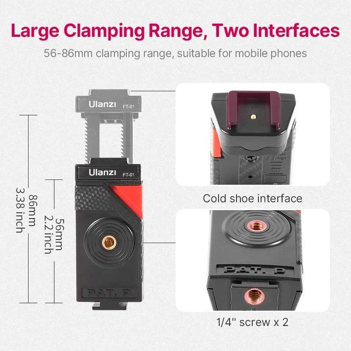 Uchwyt wyginany Ulanzi FT-01 statyw Octopus elastyczny do telefonu