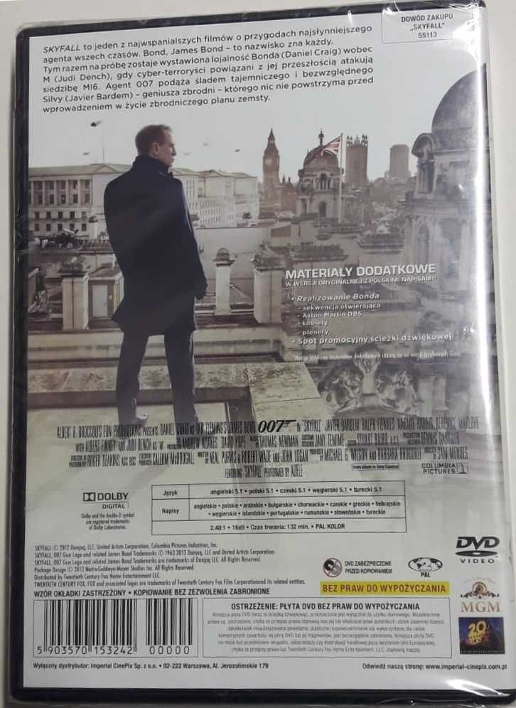 James Bond Skyfall - DVD FOLIA PL