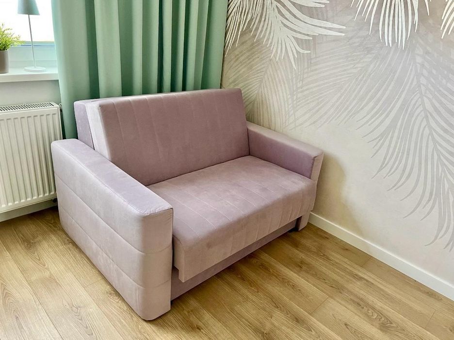 Nowoczesna 2 osobowa sofa kanapa amerykanka z funkcją spania