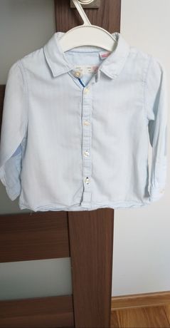 Koszula Zara 92 niebieska
