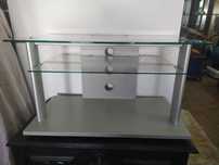 Mesa em vidro para televisao