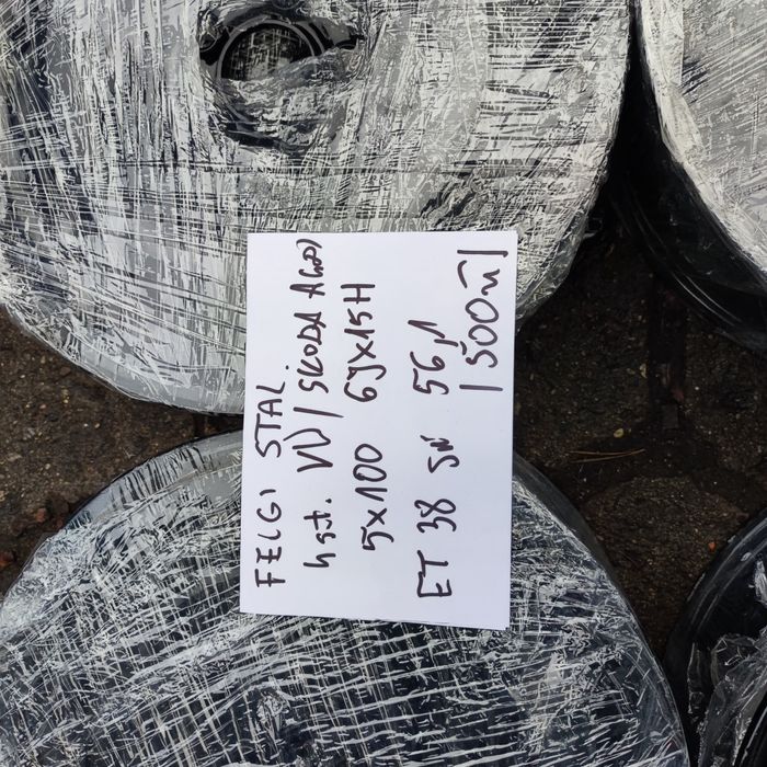 felgi sal 5x100 VW,SKODA,AUDI piaskowane malowane 4szt 500zł 15tka