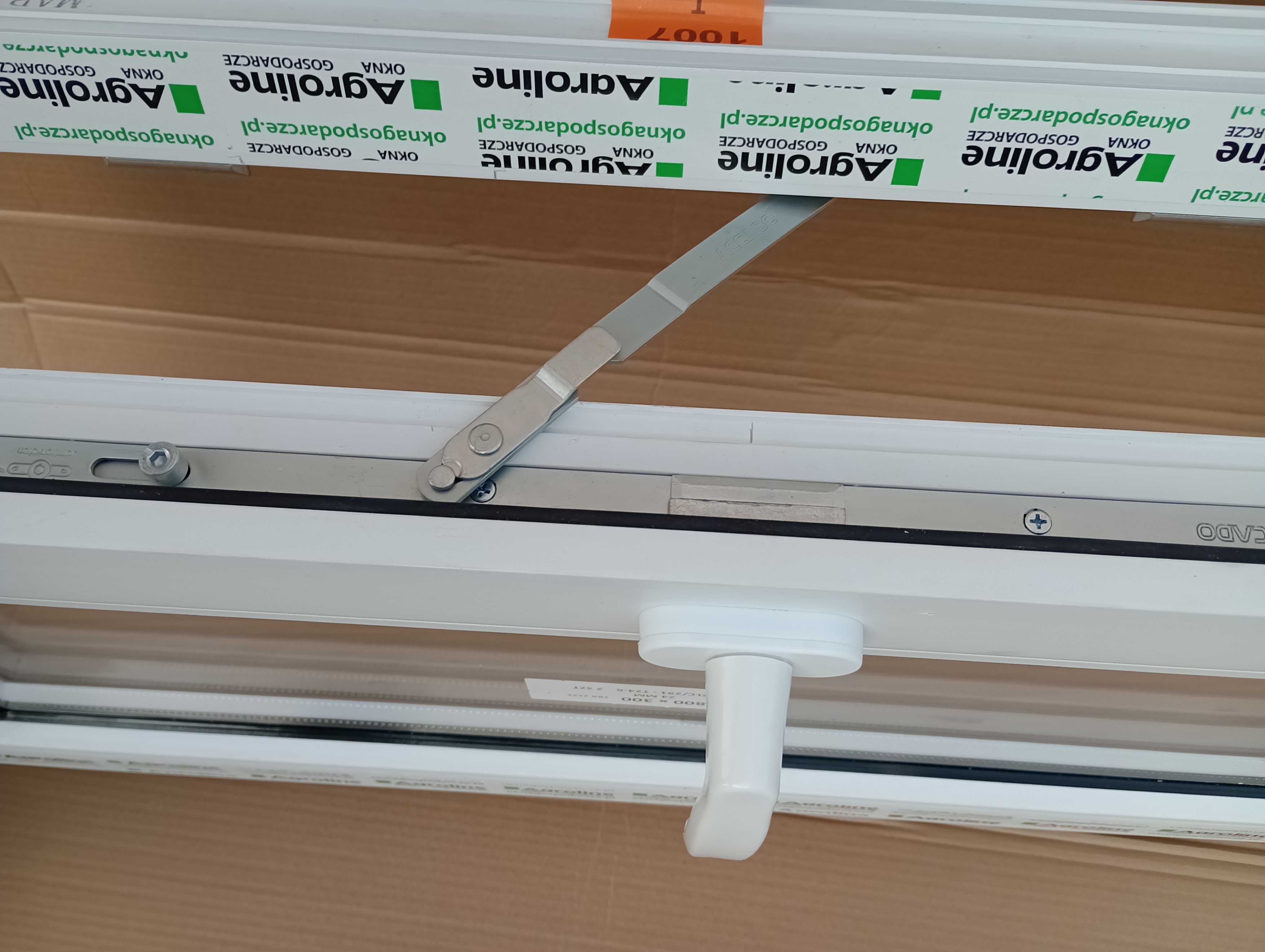 okno PCV szer.90xwys.60 techniczne dwuszybowe i inne rozmiary