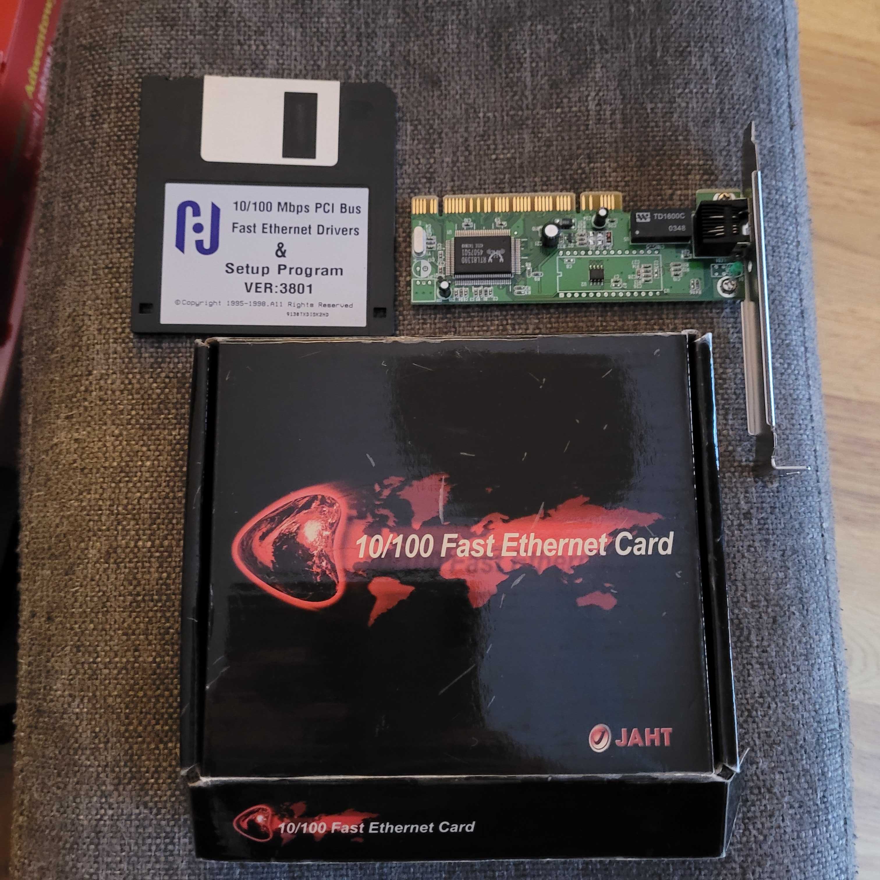 Karta fast ethernet card - retro