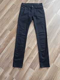 Spodnie jeans czarne r 38