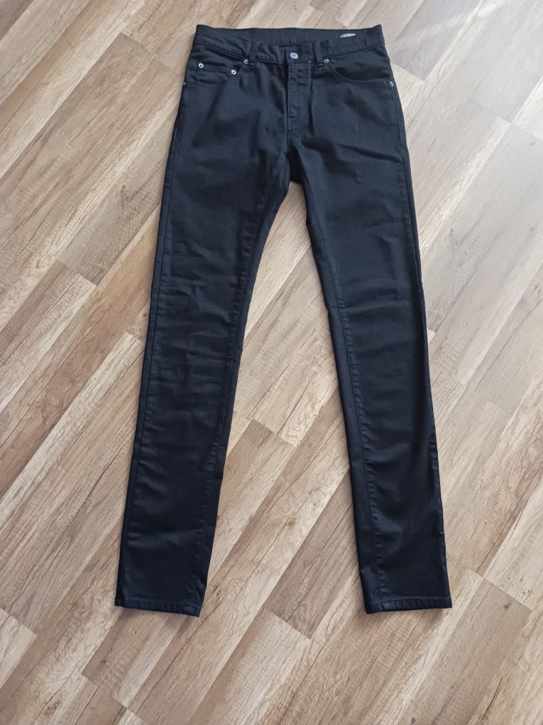 Spodnie jeans czarne r 38