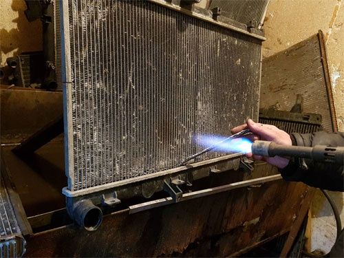 Ремонт радіатора реставрація радіатора  спецтехніки погрущиків