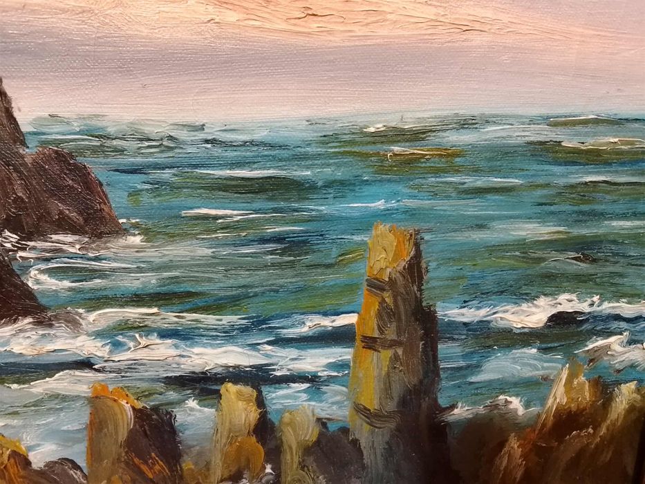 Stary obraz na płótnie sygnowany 1926 rok