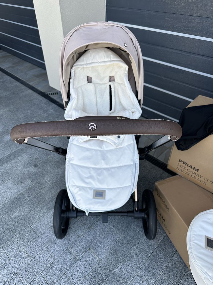 Cybex priam 4.0 Off White , Cozy beige