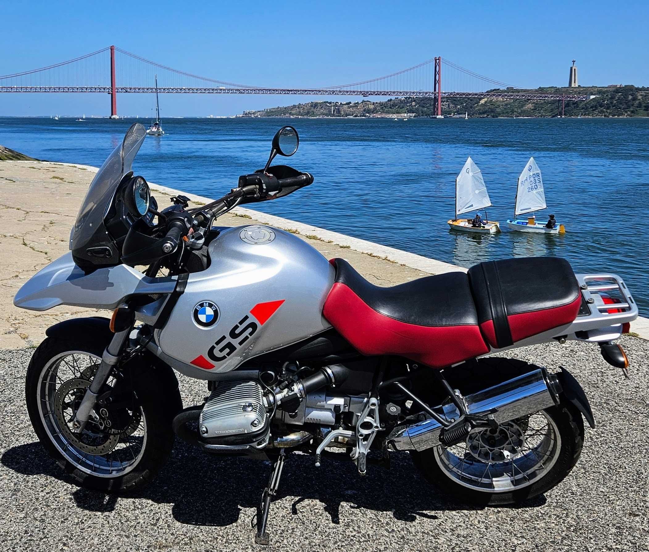 Mota BMW R 1150 GS + revisão + topcase + crashbars