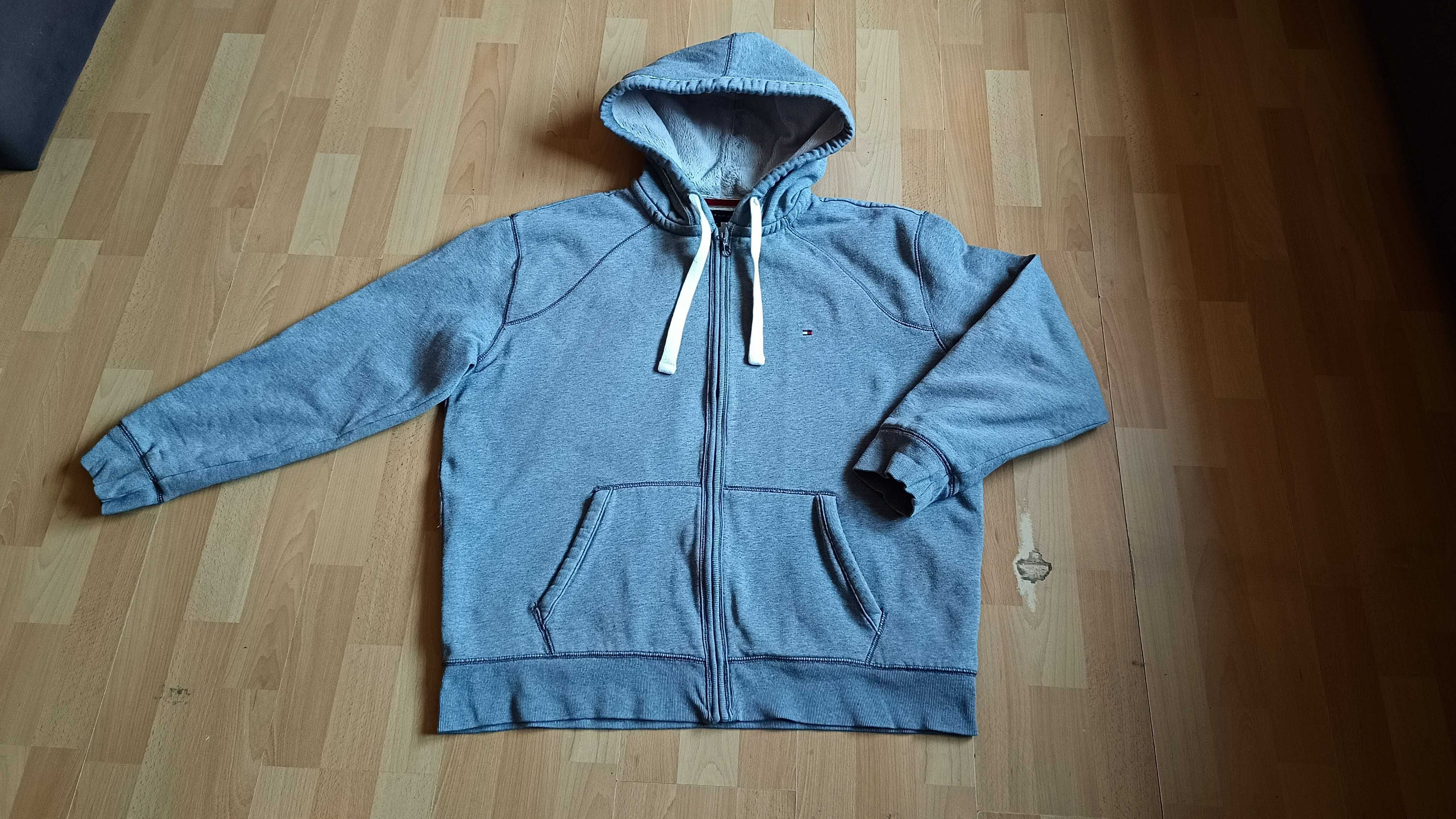 Męska bardzo ciepła bluza TOMMY HILFIGER r.XXL stan bardzo dobry