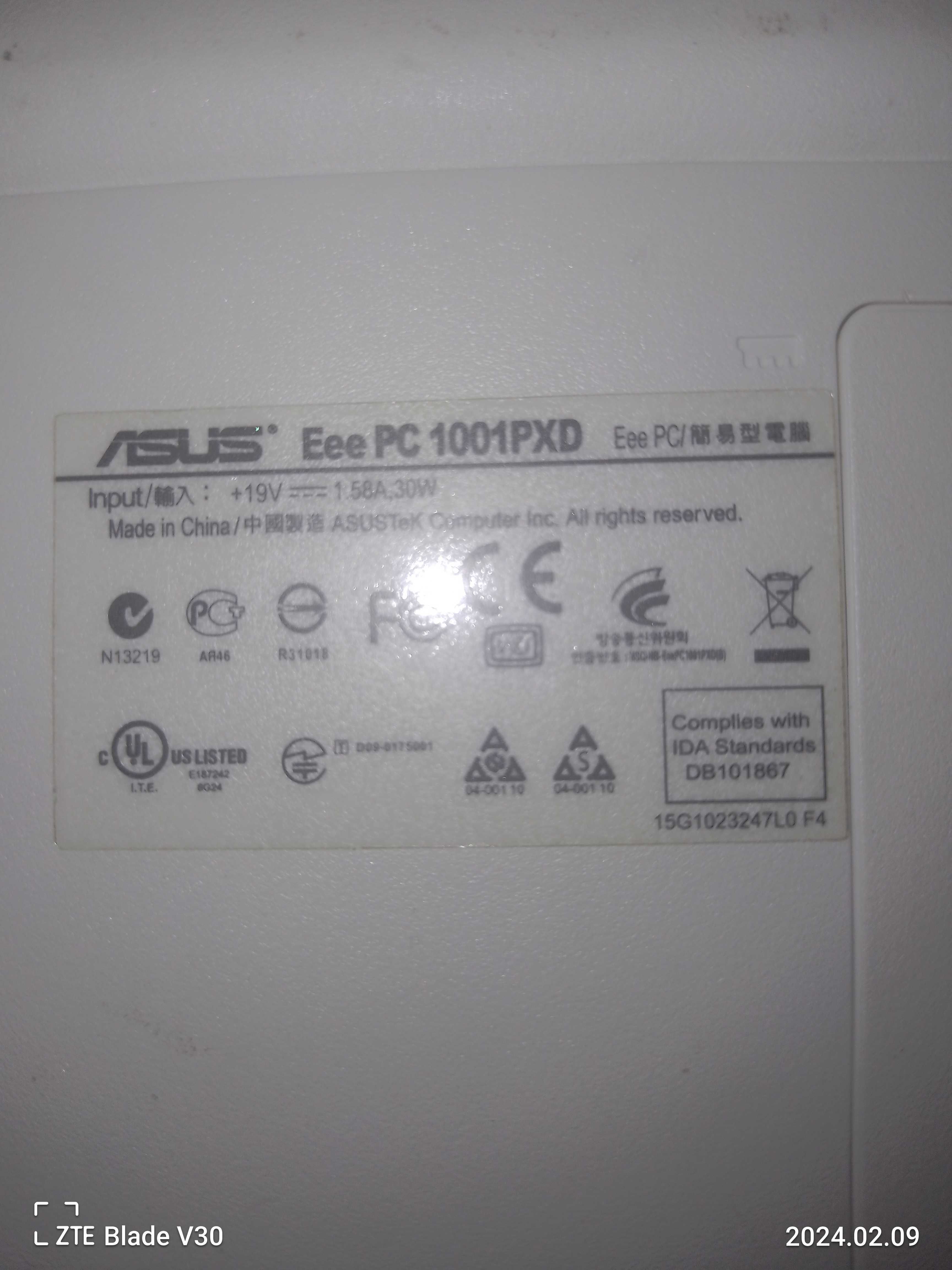 Нетбук Asus Eee PC 1001 Pxd