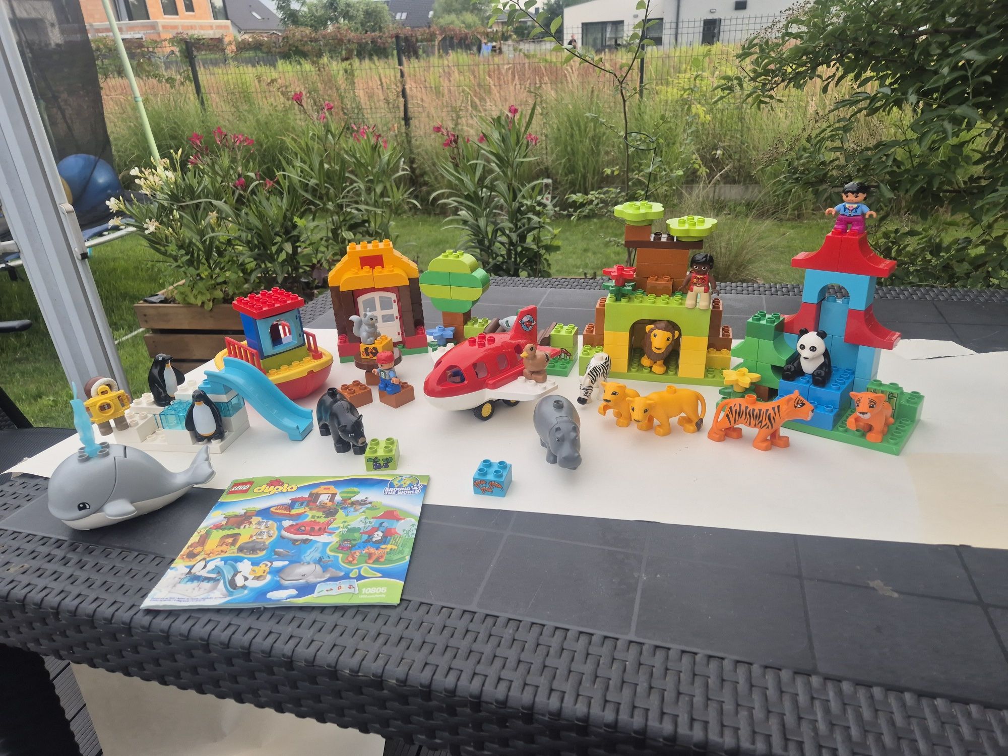 LEGO Duplo 10805 – Wyprawa dookoła świata,instrukcja+ pudełko + gratis