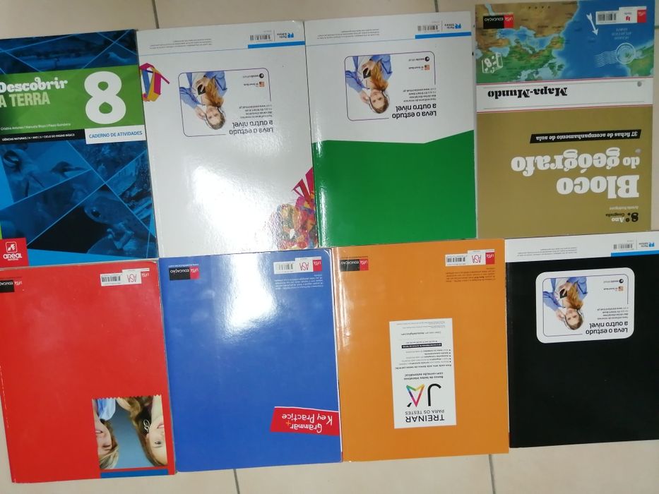 Livros de  Fichas 8°Ano
