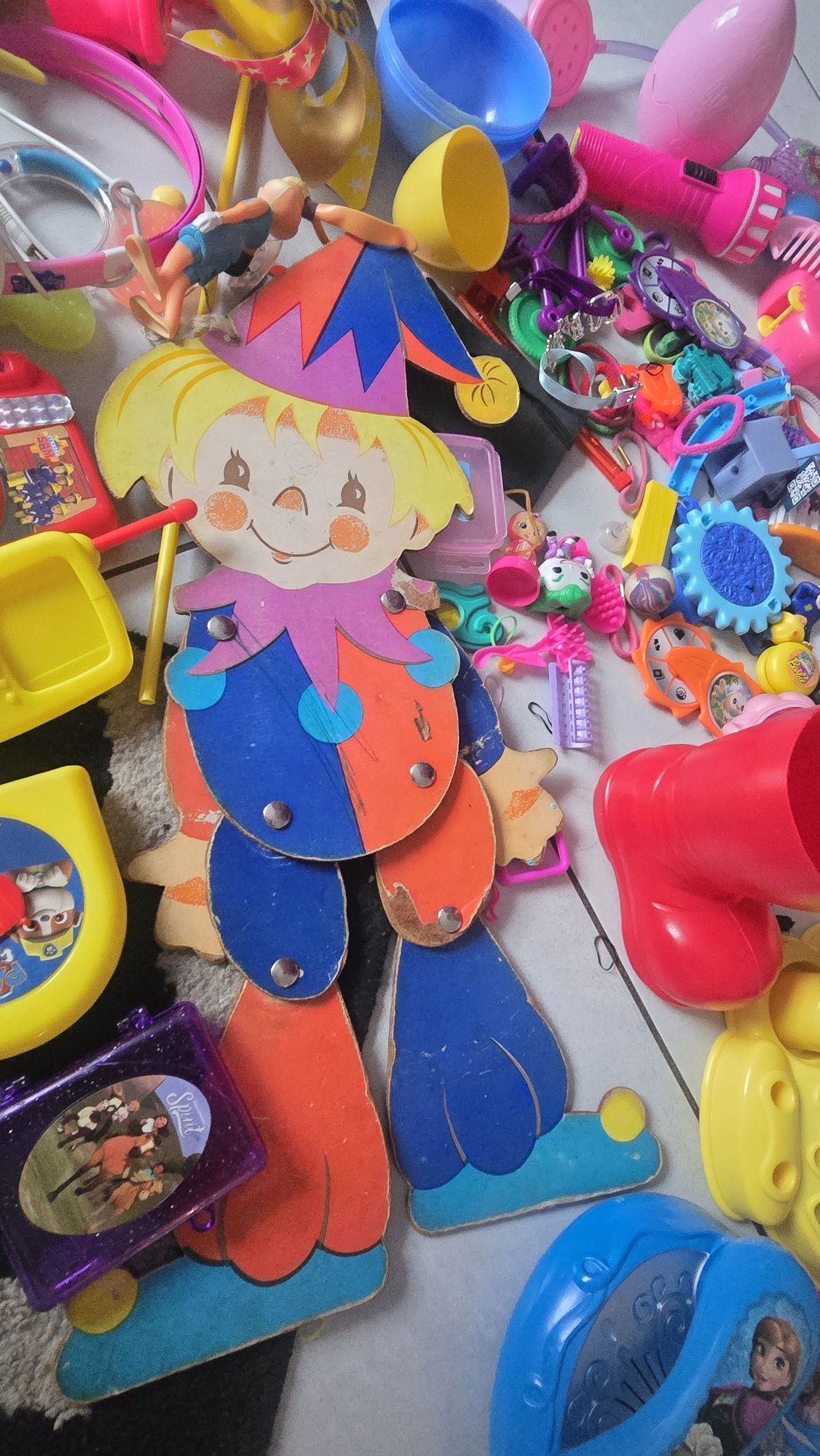 Pepa pig słuchawki i zabawka telefon elza misio do plasteliny itd