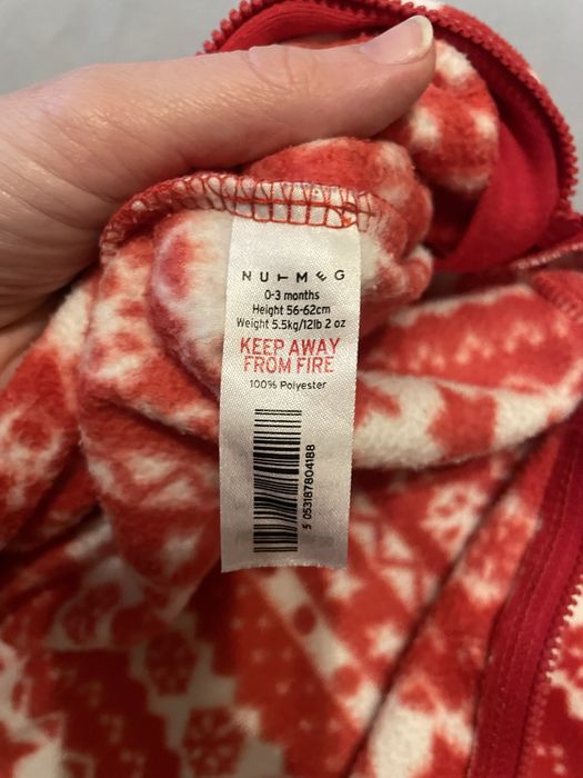 Чоловічок новорічний 0-3 місяці