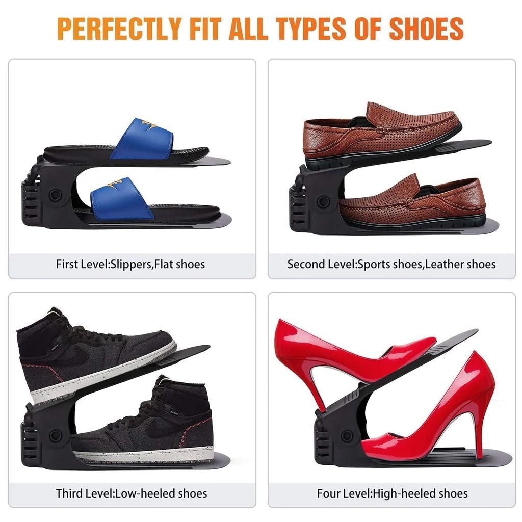 Stojak na buty 20szt organizer uchwyt 50% więcej miejsca