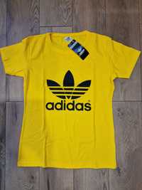 Nowa z metka bluzka koszulka T-shirt adidas XXL damska Żółta