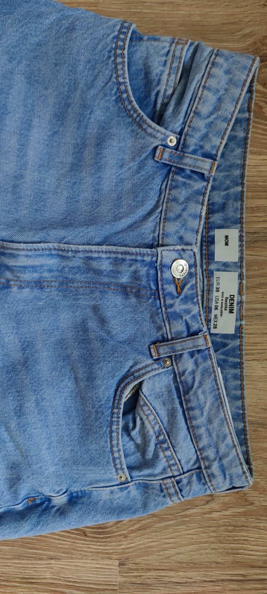 Spodnie jeansowe damskie Bershka Denim roz 38