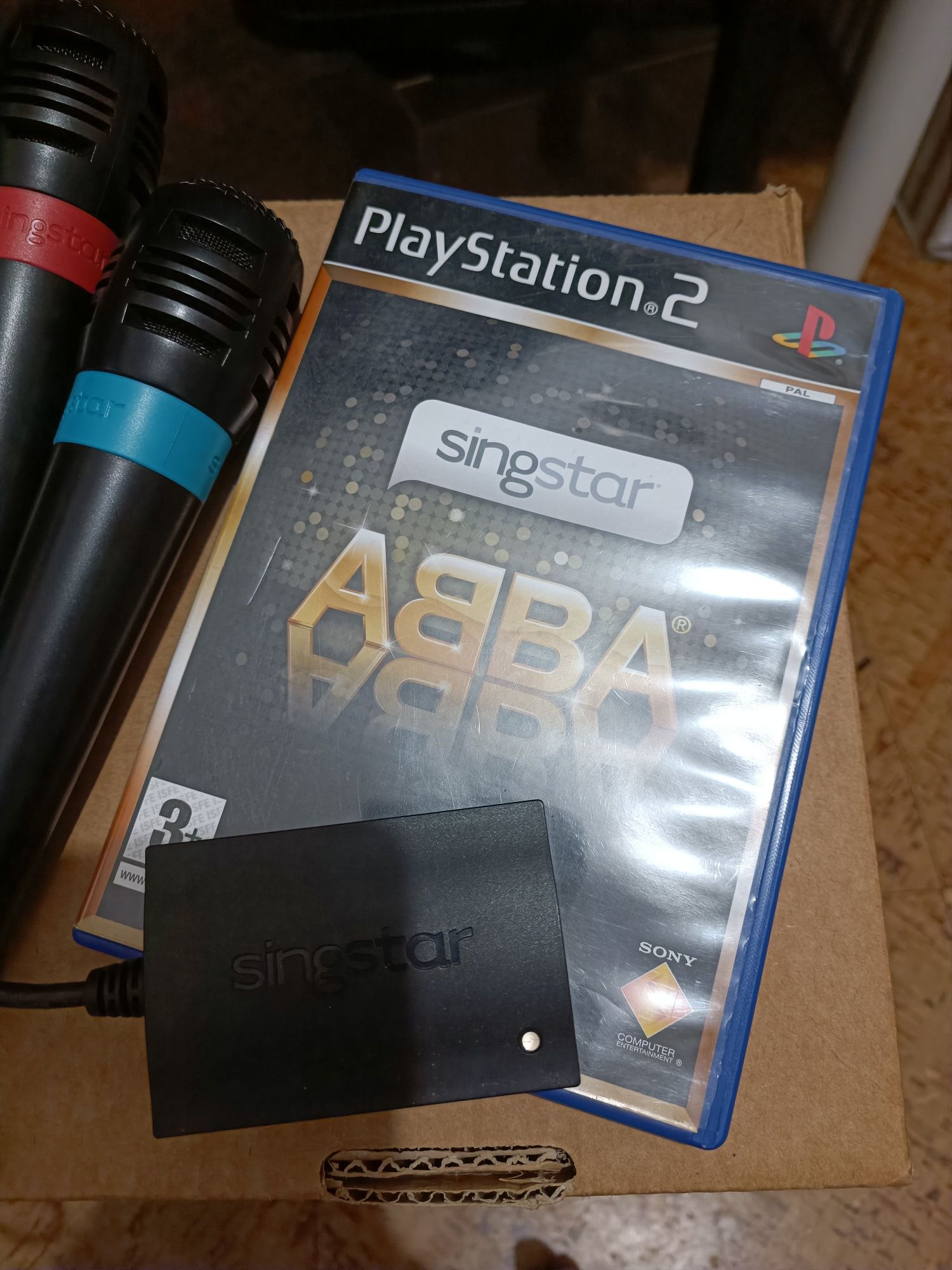 Singstar + PS2 adapter + ABBA