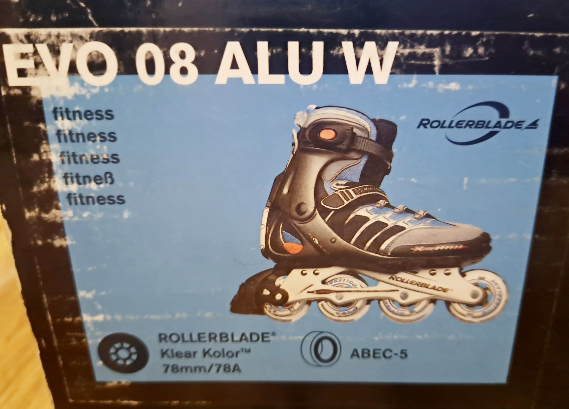 Rolki Rollerblade EVO 08 ALU W w rozmiarze 42