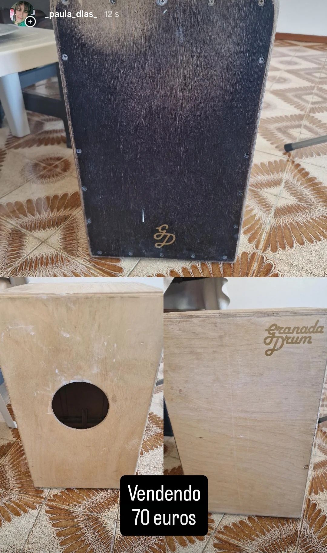 Cajon musica semi novo