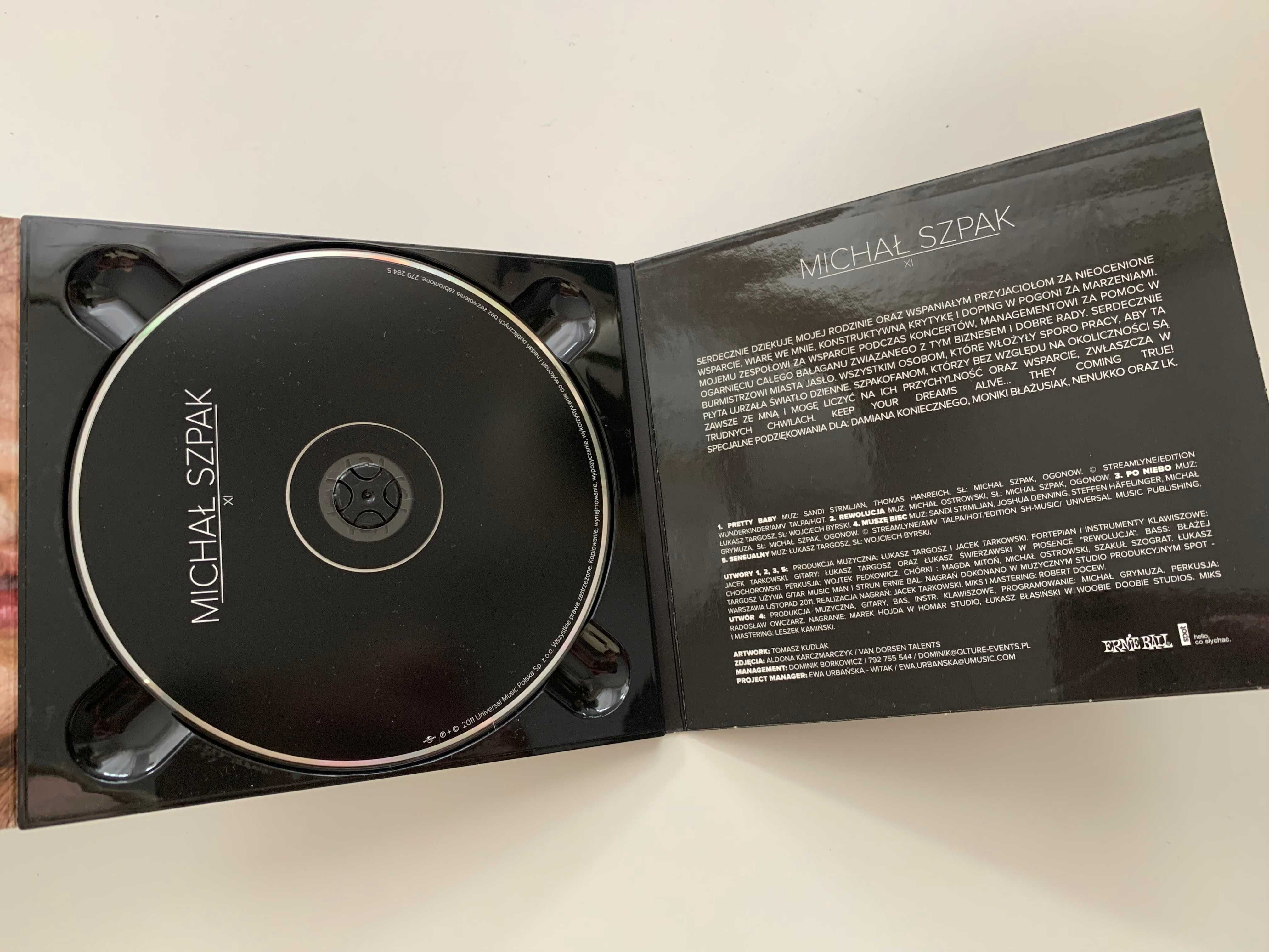 płyta kompaktowa CD Michał Szpak - XI możliwa wysyłka