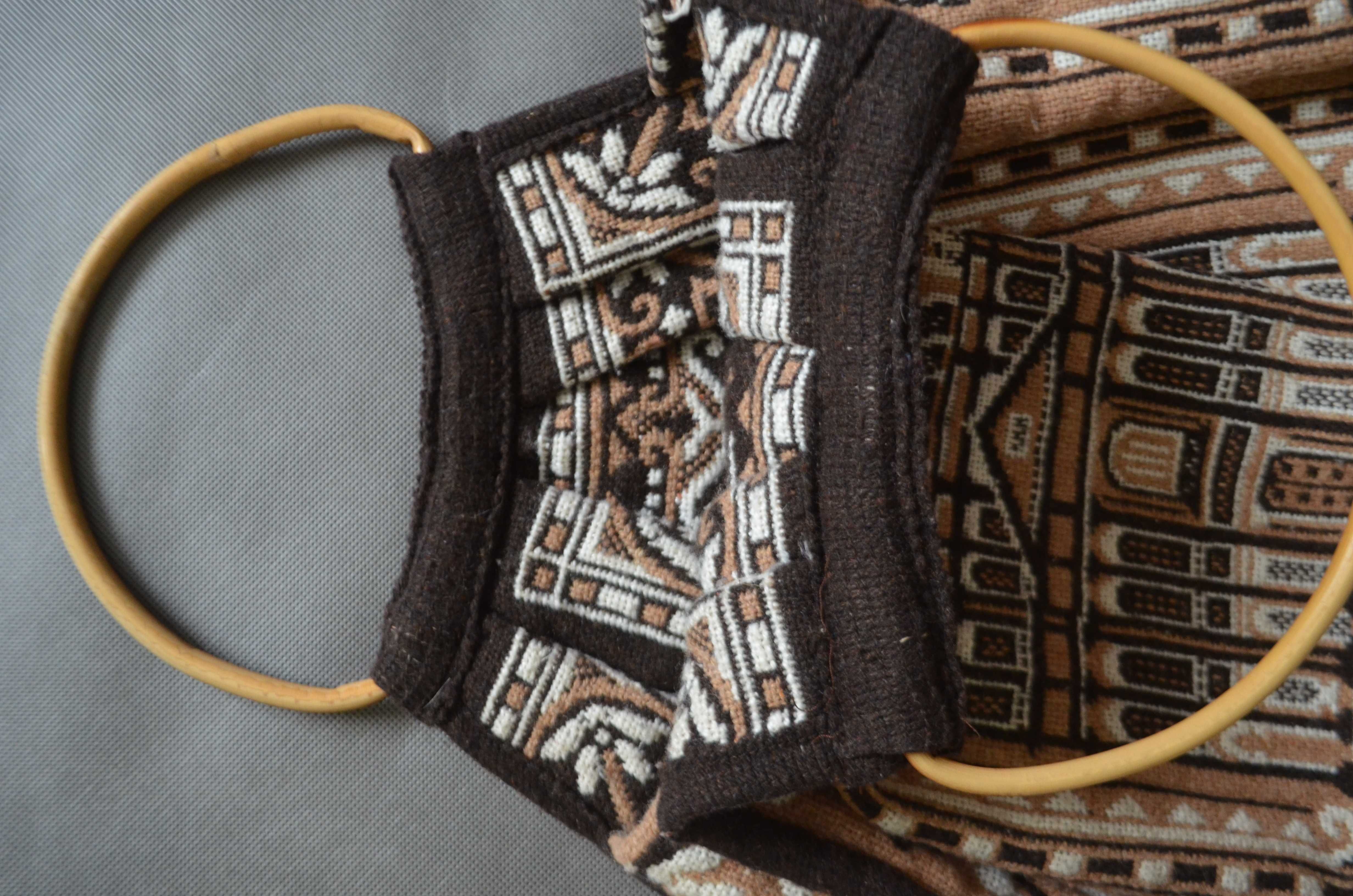 torba boho vintge gobelinowa z Watykanu
