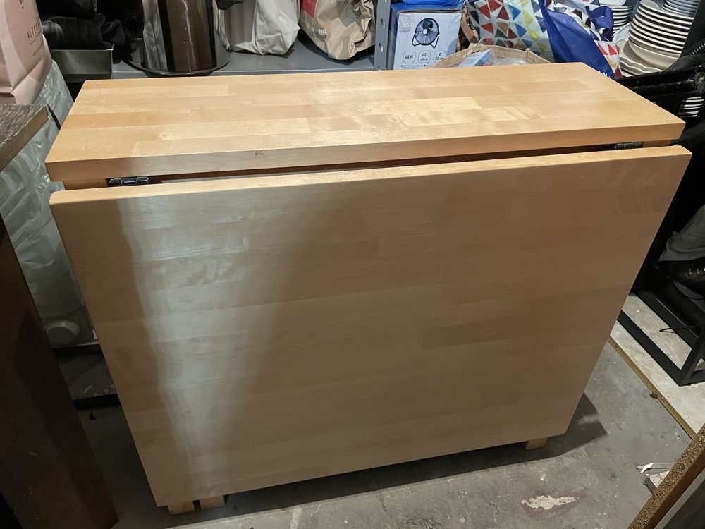 Stół drewniany Ikea, rozkładany Norden