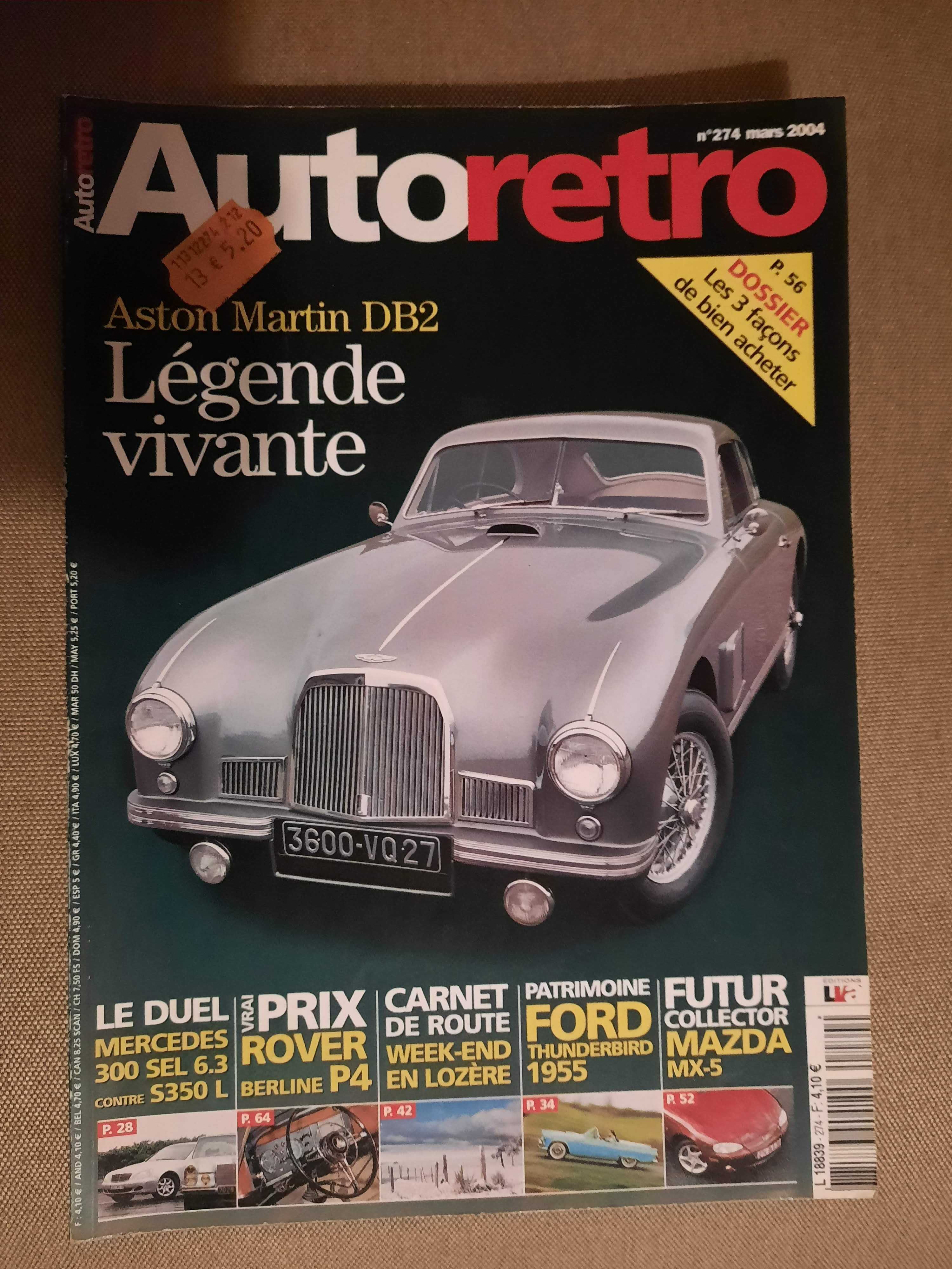 Revistas de automóveis estrangeiras