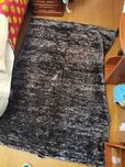 Tapete Preto/Branco 1,85m/1,35m
