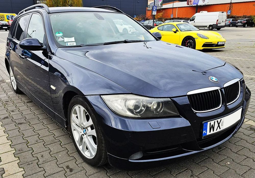 BMW Seria 3 BMW Seria 3 E91 320D Touring M47 Manual Bogate wyposażenie Warszawa