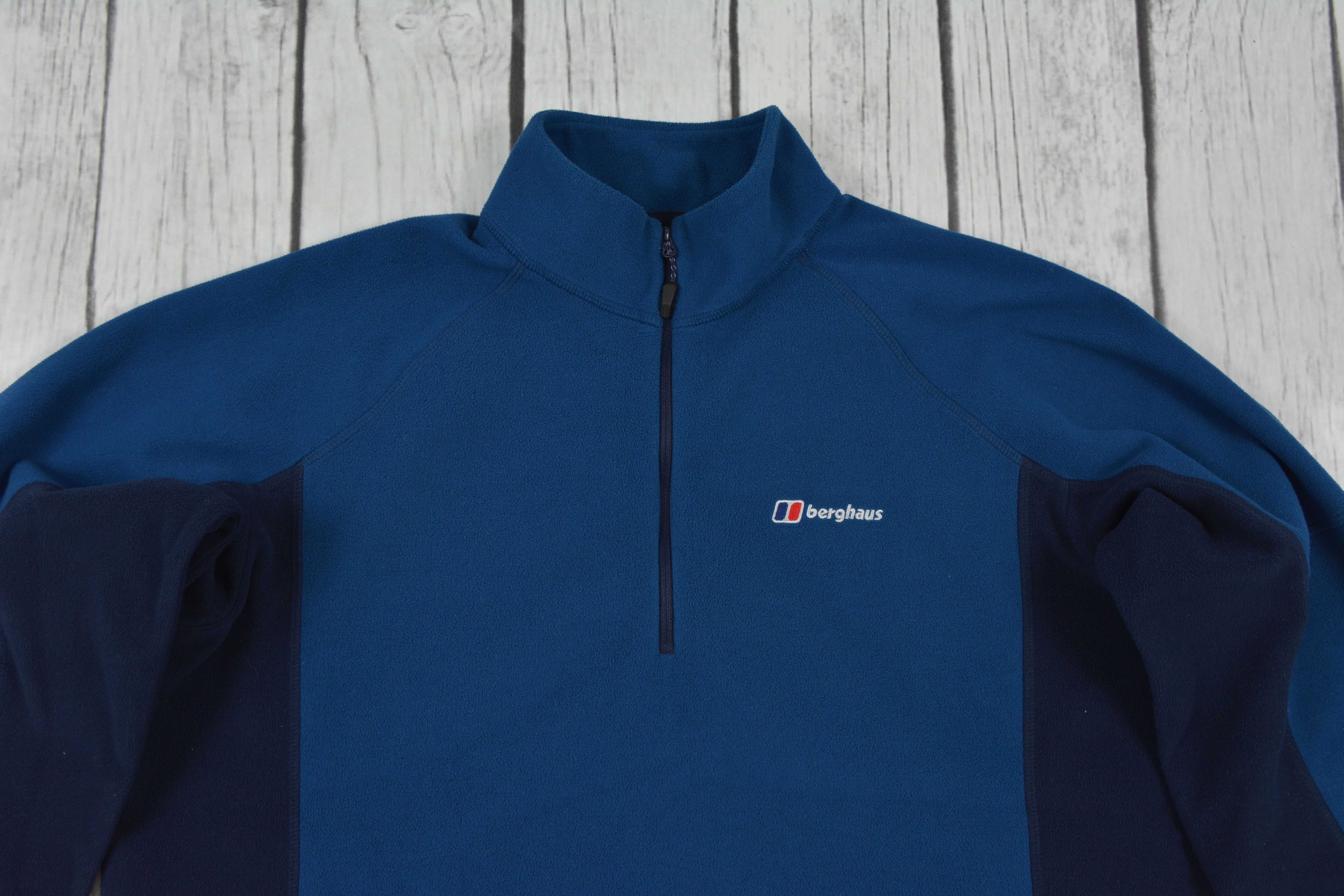 Berghaus Outdoor Turystyczna Bluza Polar Half Zip Trekking Roz. XL/XXL