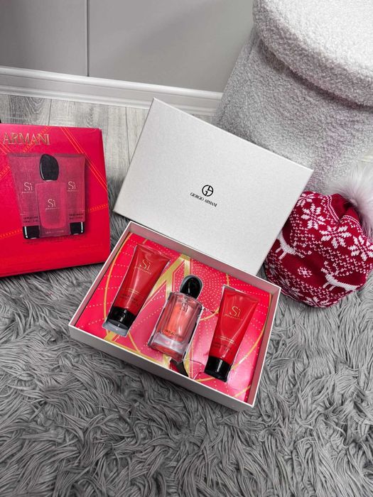 Zestaw Si woda toaletowa, żel pod prysznic, balsam damski