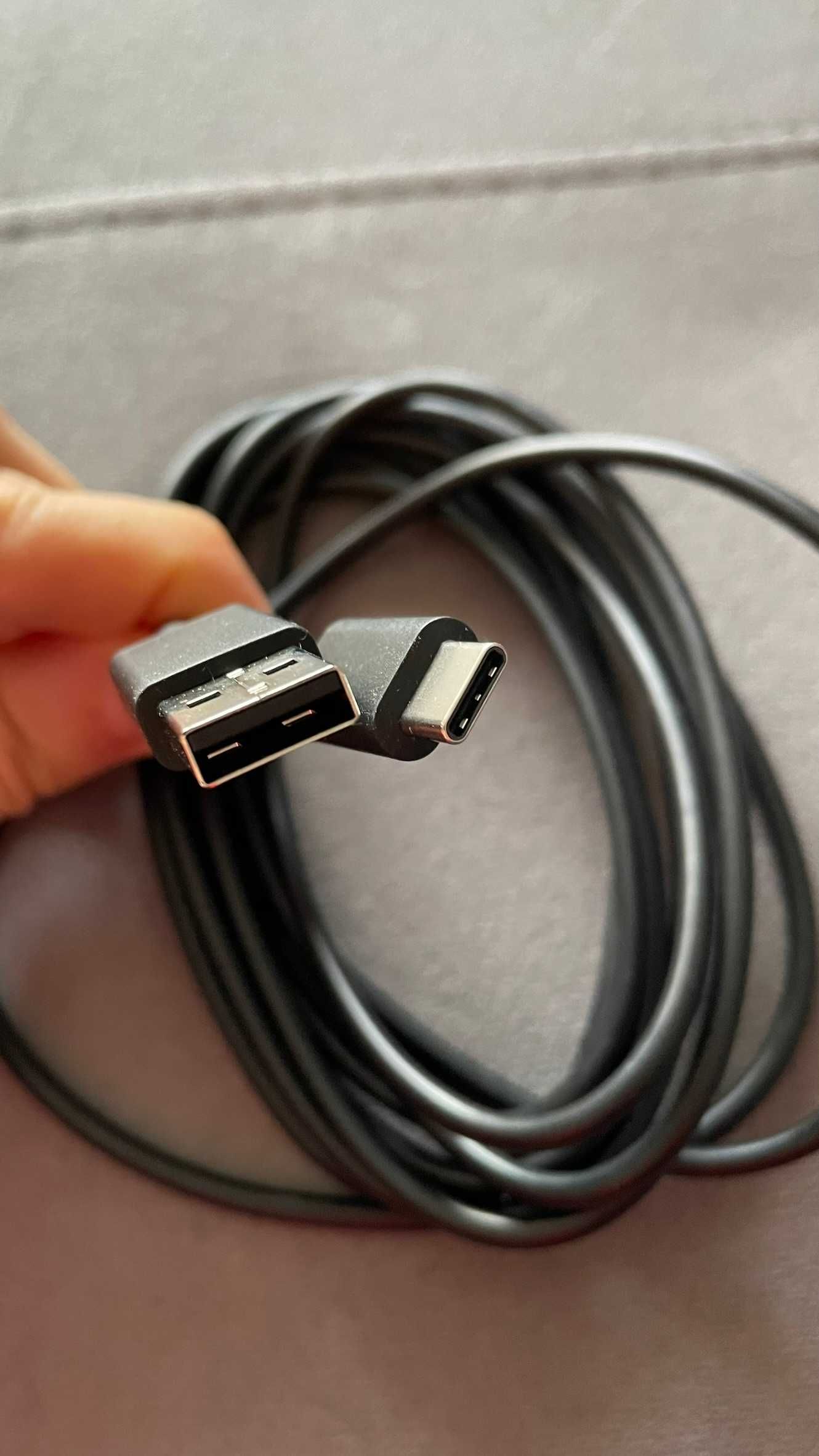 Nowy, długi kabel USB typ C 2,5 m Microsoft ładowarka smartfon / Xbox