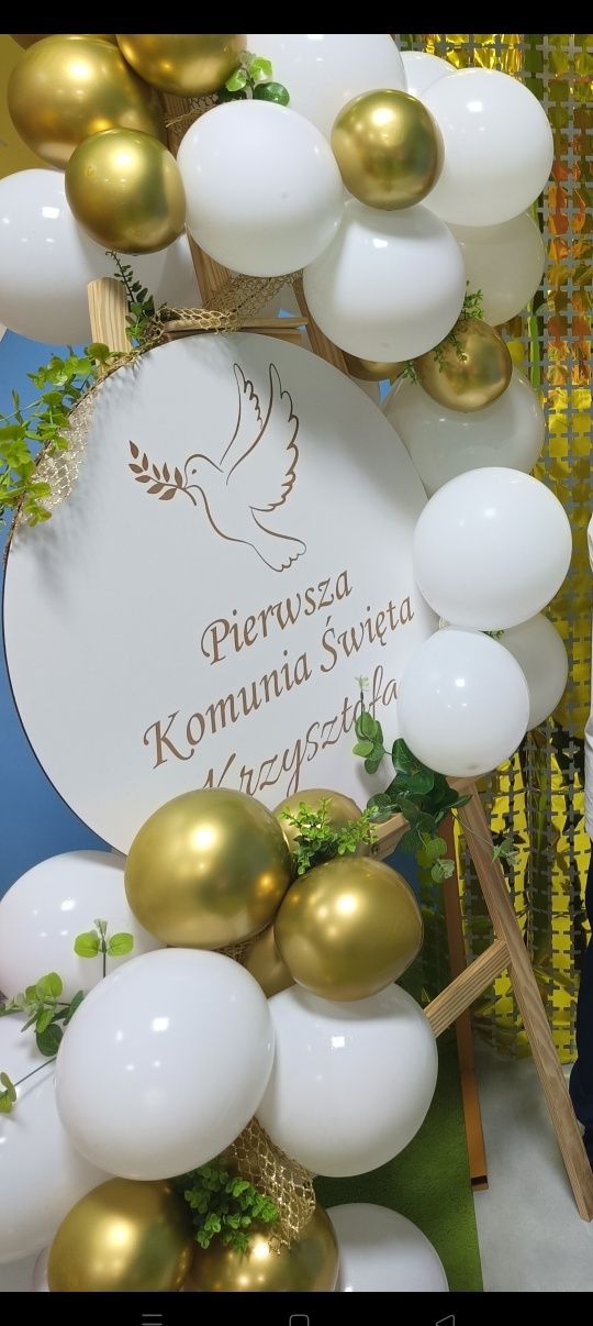 Tablica pierwsza Komunia Święta Krzysztofa