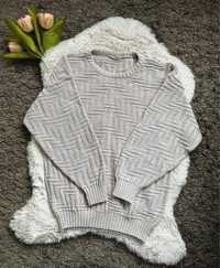 Kremowy sweter damski Yves Saint Laurent rozmiar L 40 Vintage