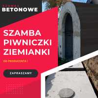 Zbiornik na deszczówkę wodę szambo szamba betonowe 10m3 Kanał Piwnica