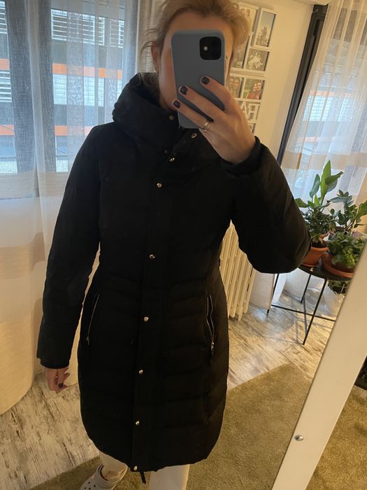 Пуховик з натуральни пуховим наповненням zara