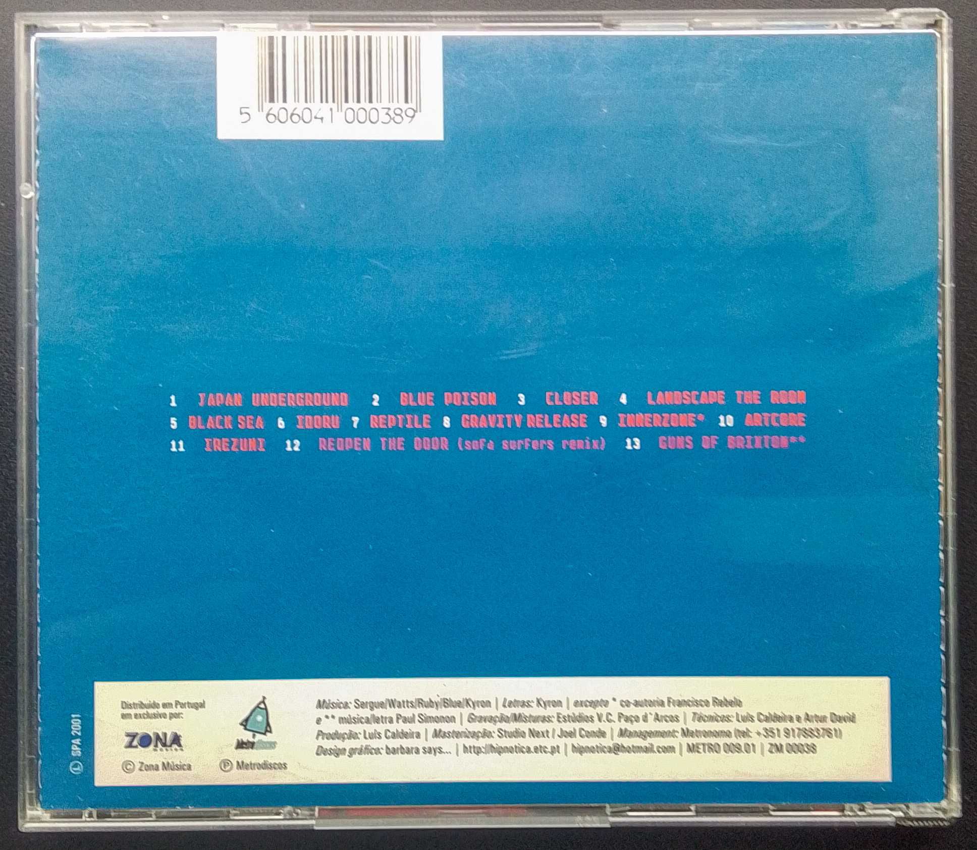 Pack 4 cd's: antologia das Docas de St. Amaro, Hipnotica & outros