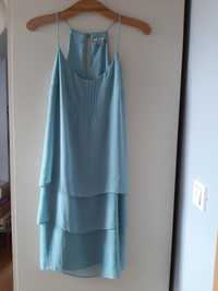 Sukienka mini turkusowe h&m 36