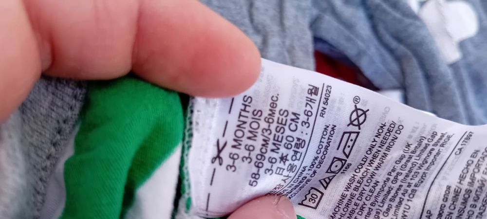 Bodys de manga comprida bebé 3-6 meses