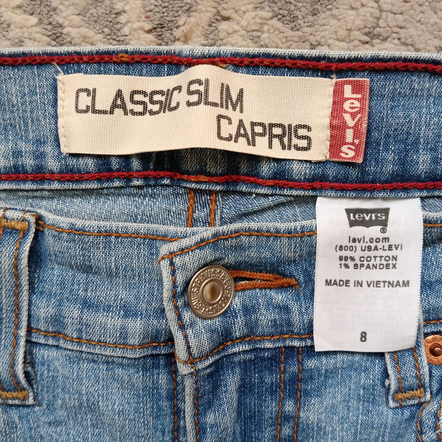 Джинсы Levi's.Размер 8.