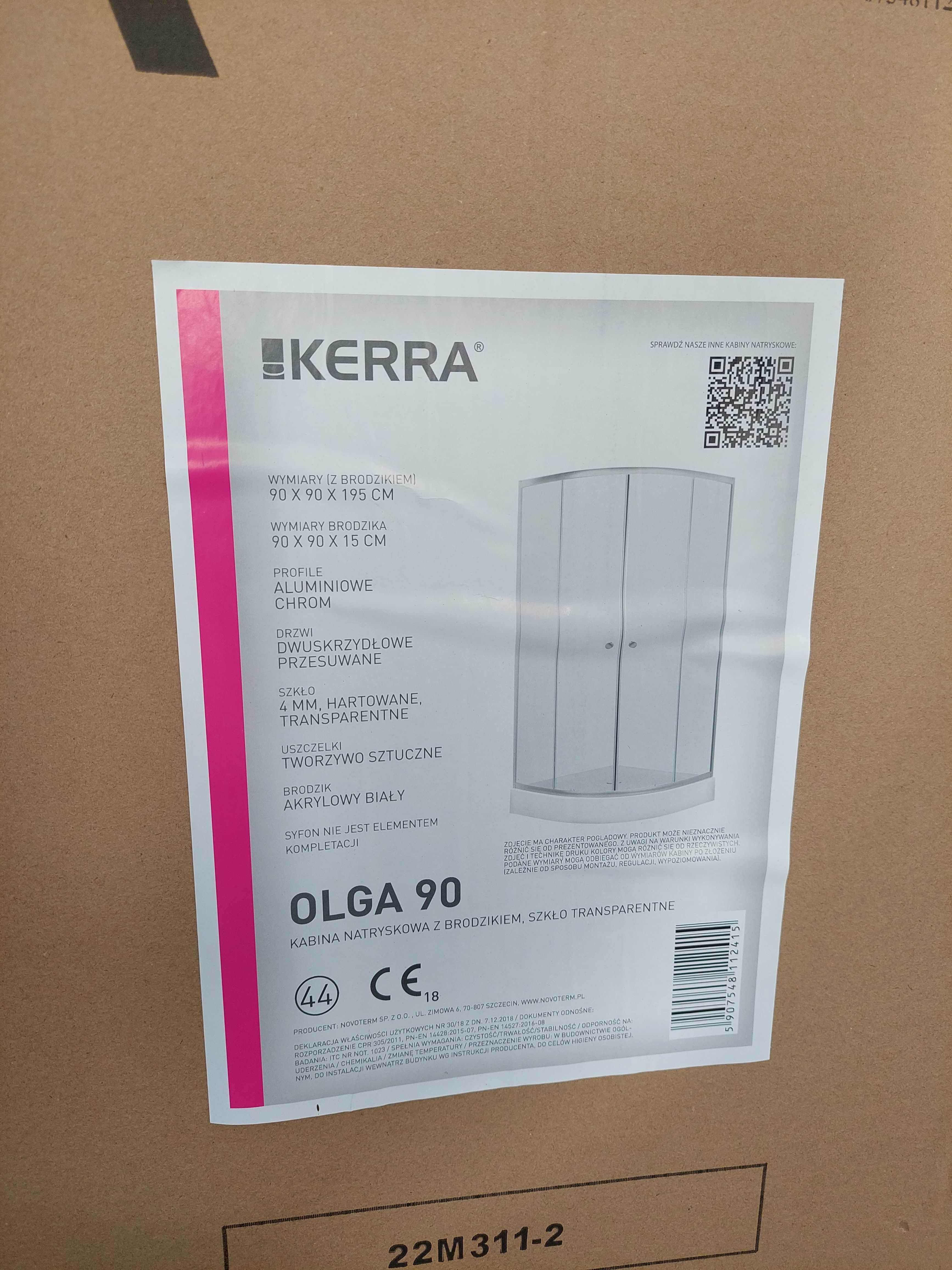 Brodzik Kerra Olga 90x90