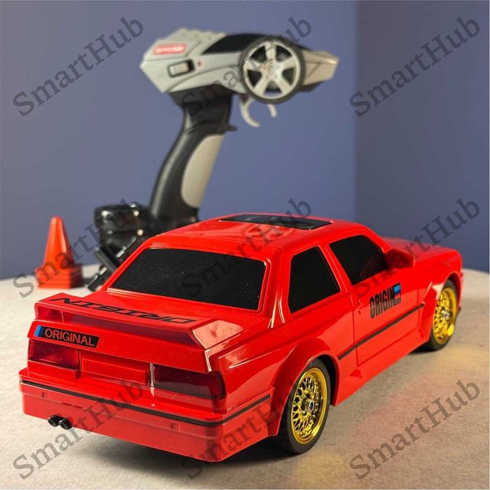 Машинка для дрифту BMW Е30 на радіокеруванні Червона Дрифт машинка БМВ