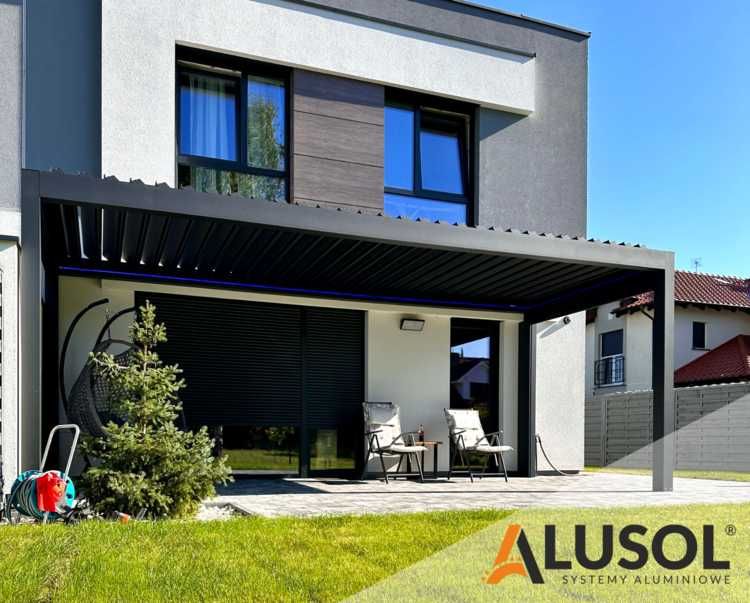 Pergola Lamelowa Aluminiowa Wysoka Jakość Ruchomy Dach Lamele JAKOŚĆ!