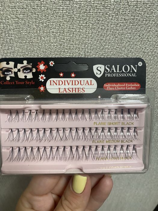 Вії Salon пучки різної довжини